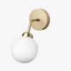 Apiales wall, brass/opal