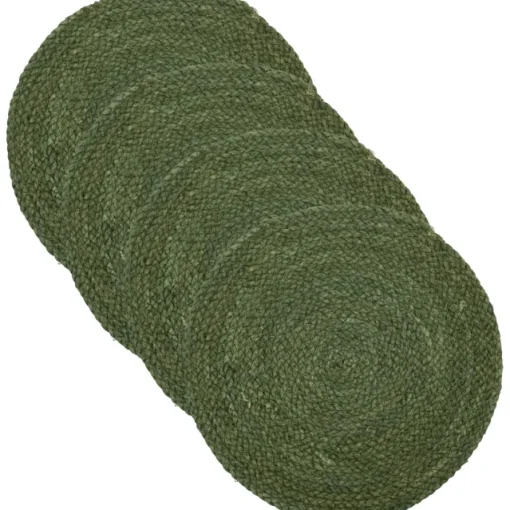 Bordbrikke -Circle, Grønn 4pk