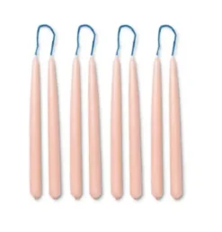 Dipped Candles, Blush – Set of 8