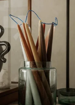 Dipped Candles, Rust – Set of 8