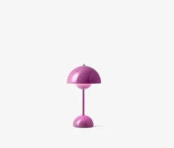 Flowerpot oppladbar bordlampe VP9, Tangy Pink