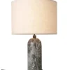 Gravity bordlampe, stor- grå marmor med skjerm – utstilling
