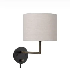 Gravity vegglampe, liten- antikk messing med skjerm – utstilling