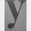 Grey Poster – Y