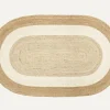 Gulvteppe Elin – jute ovalt