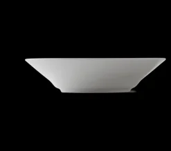 Hvit Riflet – Dyp tallerken Ø24cm