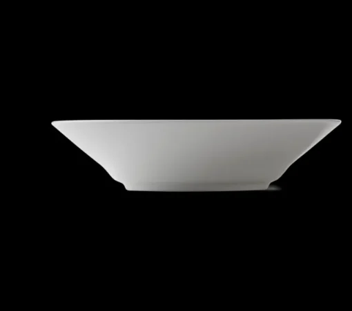 Hvit Riflet – Dyp tallerken Ø24cm