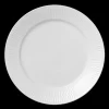 Hvit Riflet – Flat tallerken Ø27cm
