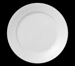 Hvit Riflet – Flat tallerken Ø27cm