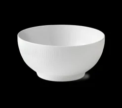 Hvit Riflet – Skål 310 cl