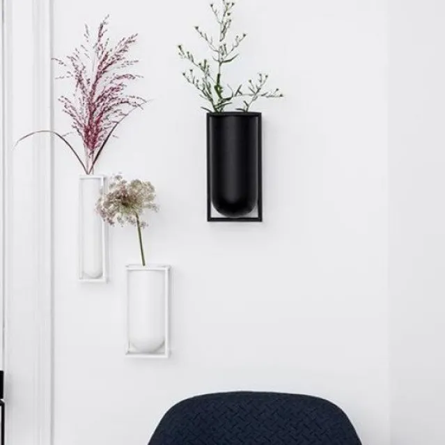 Kubus veggfester – hvite 2 pk