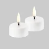 LED-telys oppladbare 2pk