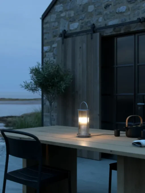 Linton bordlampe -Galvanisert
