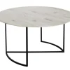 Ljå Coffee Table – White Oiled Ø80