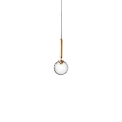 Miira 1, brass/optic clear