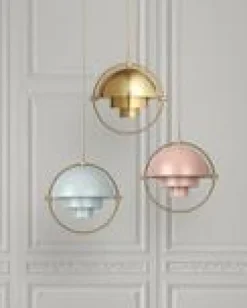 Multi-Lite Pendel – Sea grey Brass base