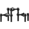 Nagel Candle Holder – Matt Black 3pk