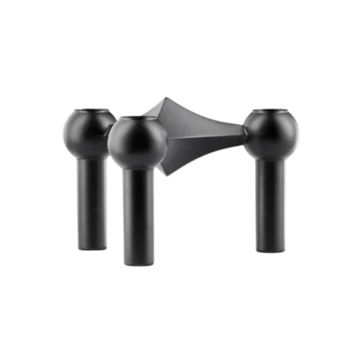 Nagel Candle Holder – Matt Black