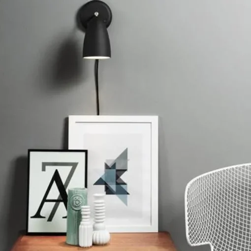 Nexus vegglampe – Sort