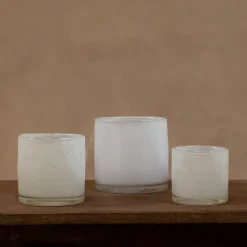 Nilla telysholder -Hvit, 10cm