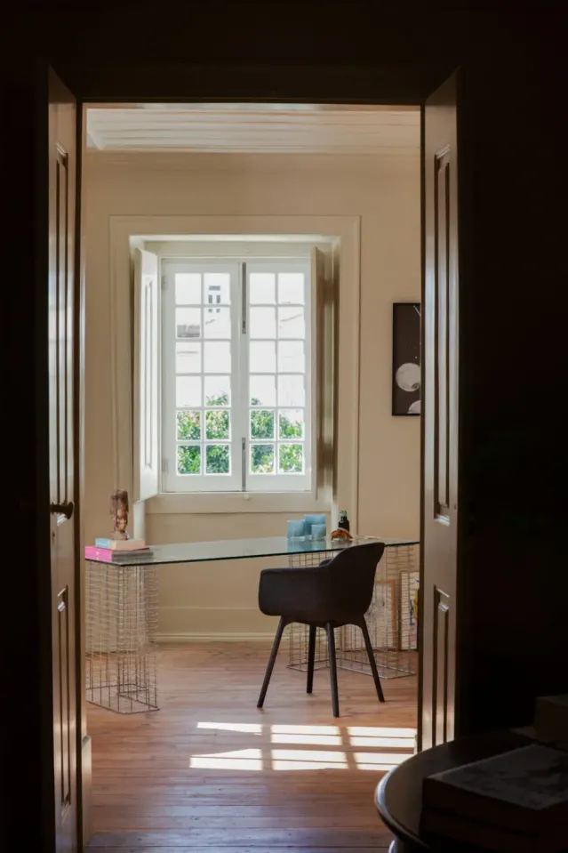 Nilla telysholder -Lysblå, 10cm