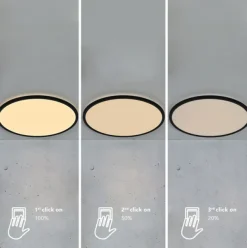 Oja Plafond Ø42 -Sort (IP54)