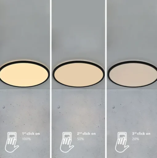 Oja Plafond Ø42 -Sort (IP54)