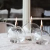 Oljelampe Round Chrome