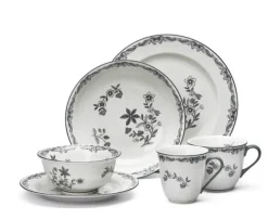 Ostindia Tallerken dyp Ø22- sort