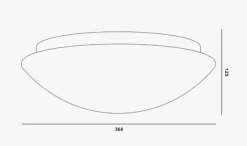 Pan – Plafond Ø36cm