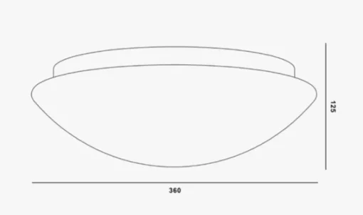 Pan – Plafond Ø36cm
