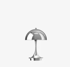 Panthella 160 Oppladbar -Krom Metall, V3