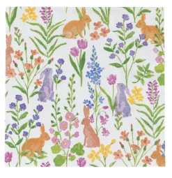 Papirservietter lunsj -Bunny Field