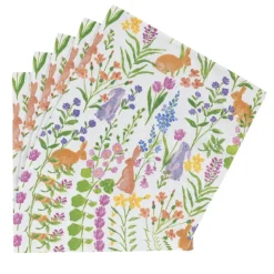 Papirservietter lunsj -Bunny Field