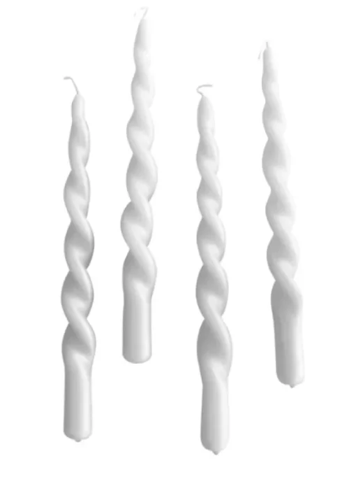 Pearl Curled Candles