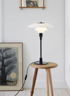 PH 3/2 Bordlampe Svart Metallisert