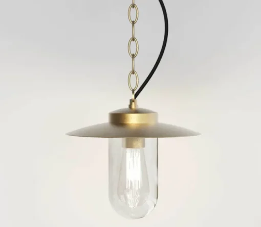 Portree pendant solid brass