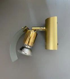 PRO Vegglampe – Matt messing