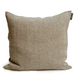 Putetrekk i Lin 50×50 – Rustic Natural Beige