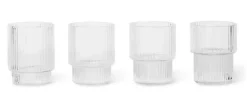 Ripple glass small – 4pk