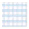 Servietter lunsj – Gingham Lysblå