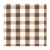 Servietter lunsj -Gingham Sjokolade