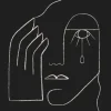 Single Tear 50 x 70 cm