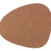 Table mat curve L Brown