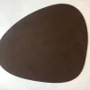 Table mat curve L Dark Brown