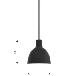 Toldbod 120 Pendel – Black