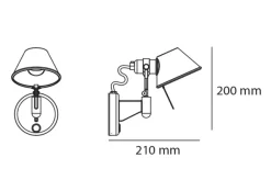 Tolomeo Micro Faretto vegglampe