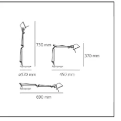 Tolomeo Micro T Gold