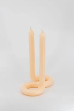 Twist lys, peach