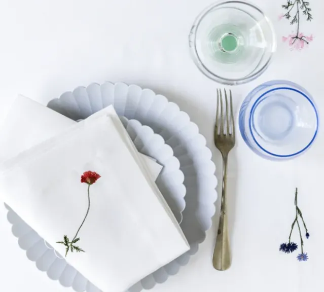 Tøyserviett Flora – Valmue